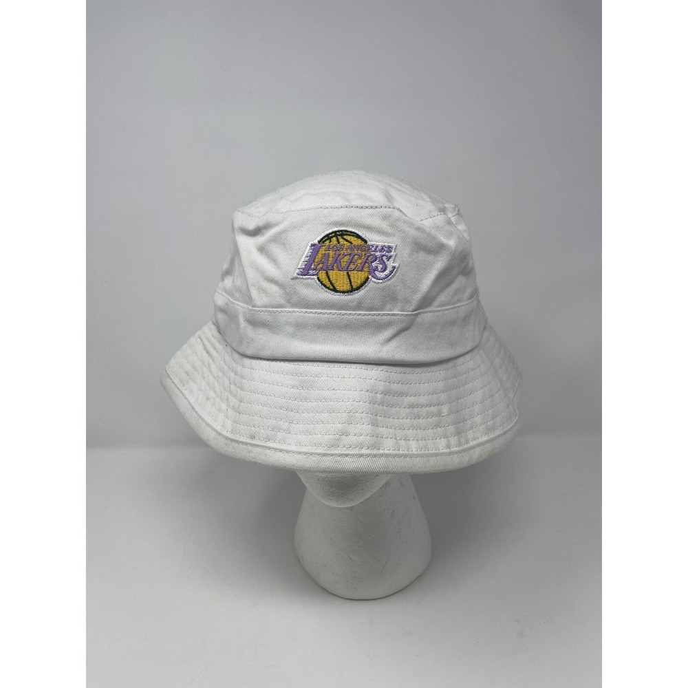 Mitchell & Ness Los Angeles Lakers Bucket Men's Hat Summer White‎  S/M